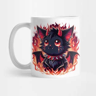 Adorable Demon Kitty Mug